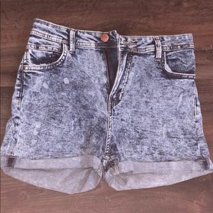 Denim shorts